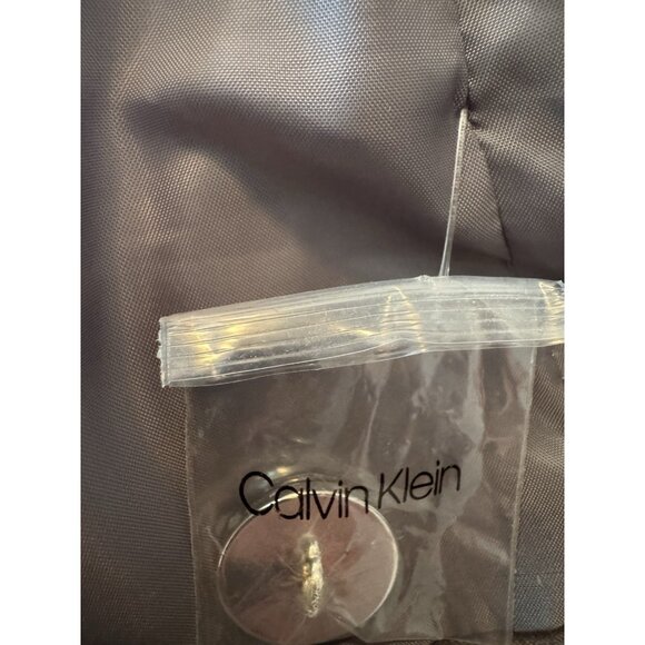 Calvin Klein Suit Jacket Blazer 16 Gray 2 Button Classic Stretch NEW - Picture 13 of 15
